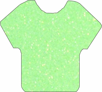Glitter NEON Green 20" 19.66 Actual
